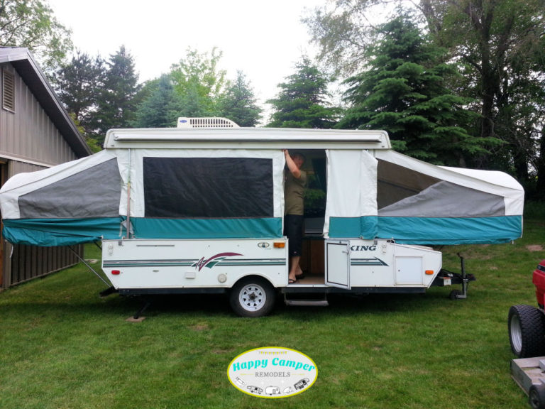 Viking Pop Up Camper Remodel - Happy Camper Remodels